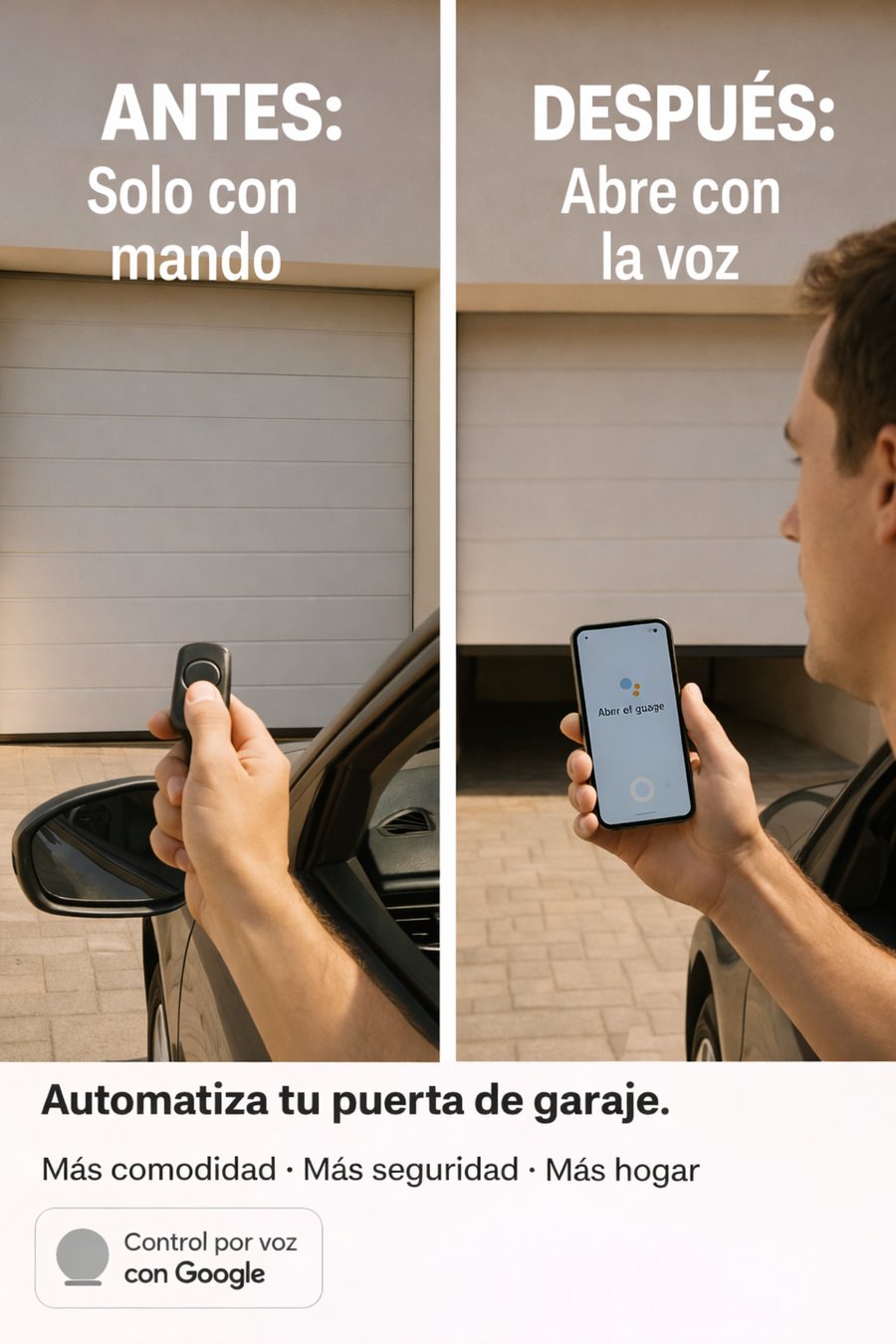 Automatiza tu puerta de garaje